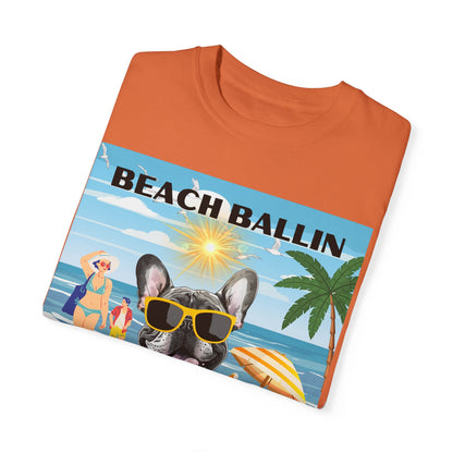 Beach Ballin Unisex Garment-Dyed T-shirt