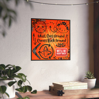 What Goes Around Comes Back Around Fine Art Posters