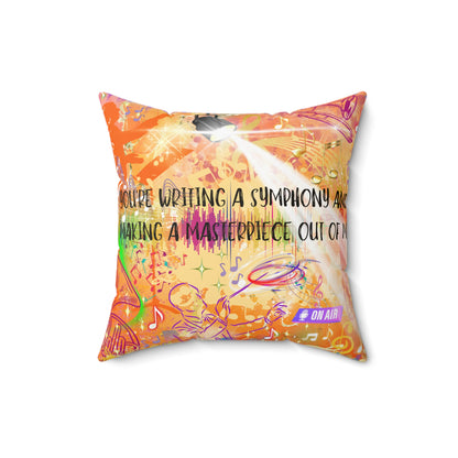 Symphony Spun Polyester Square Pillow