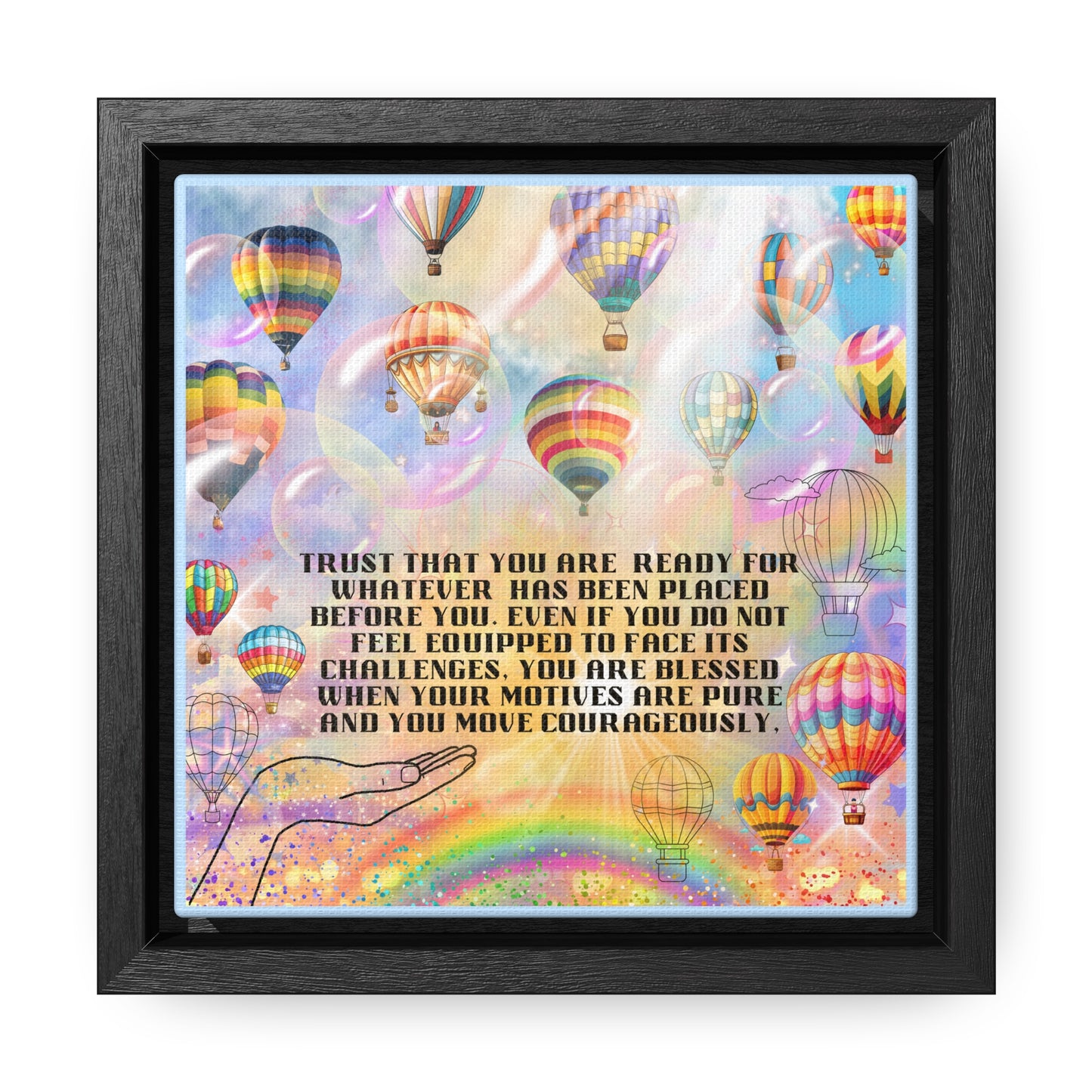 Trust that You Are Ready Canvas Wall Art