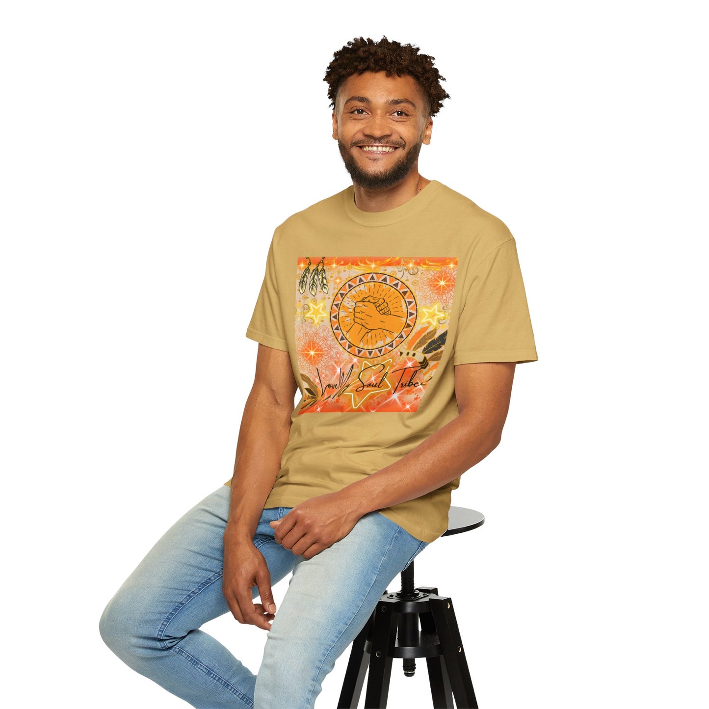 Love My Soul Tribe Unisex Garment-Dyed T-shirt