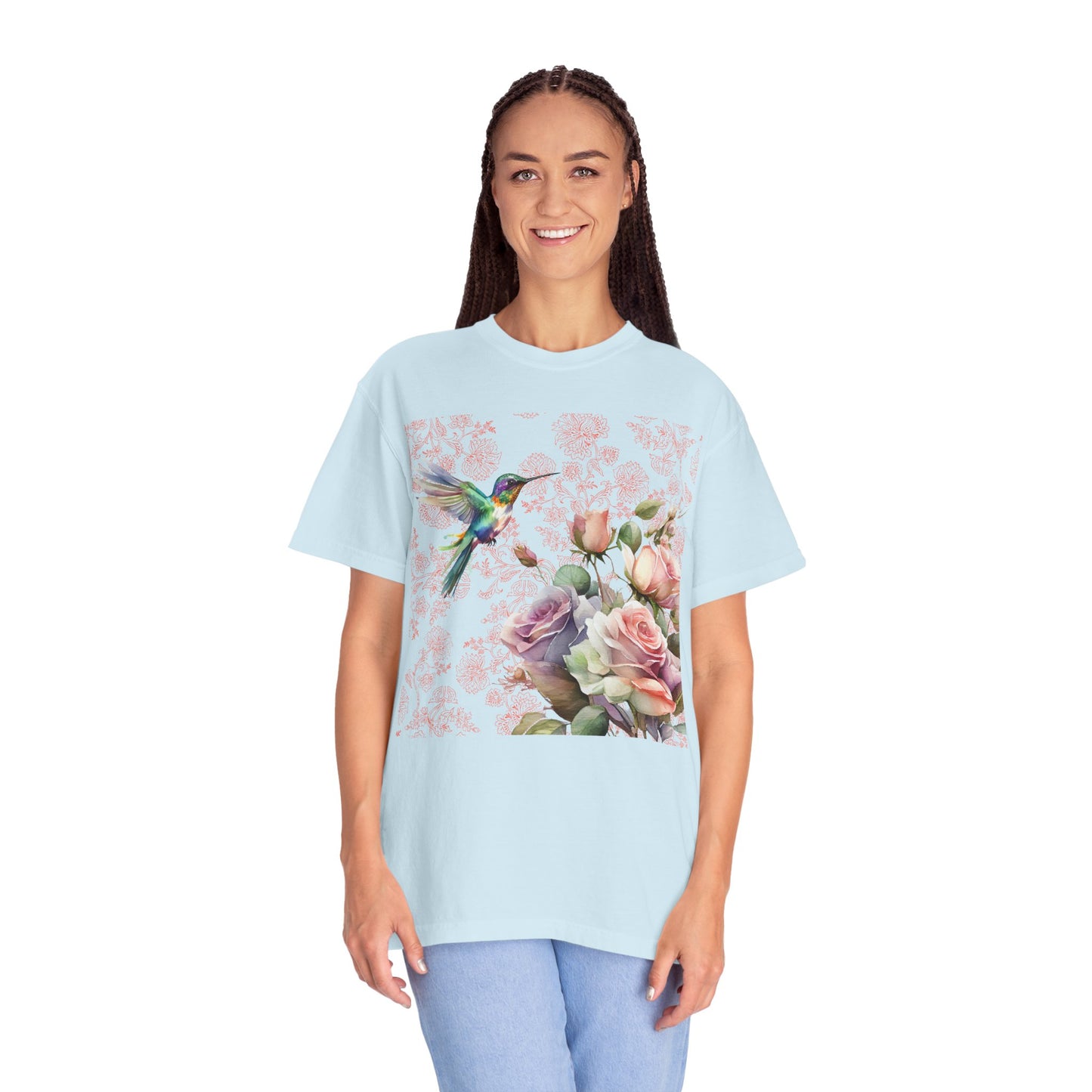 Hummingbird 1 Unisex Garment-Dyed T-shirt