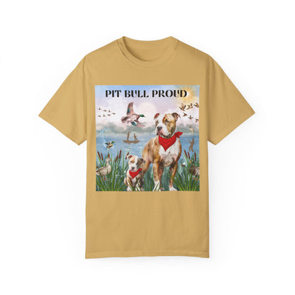 Pit Bull Proud Unisex Garment-Dyed T-shirt