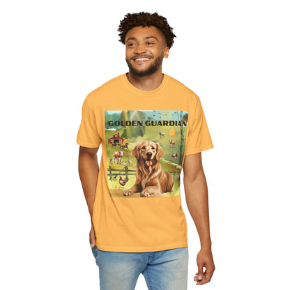 Golden Guardian Unisex Garment-Dyed T-shirt