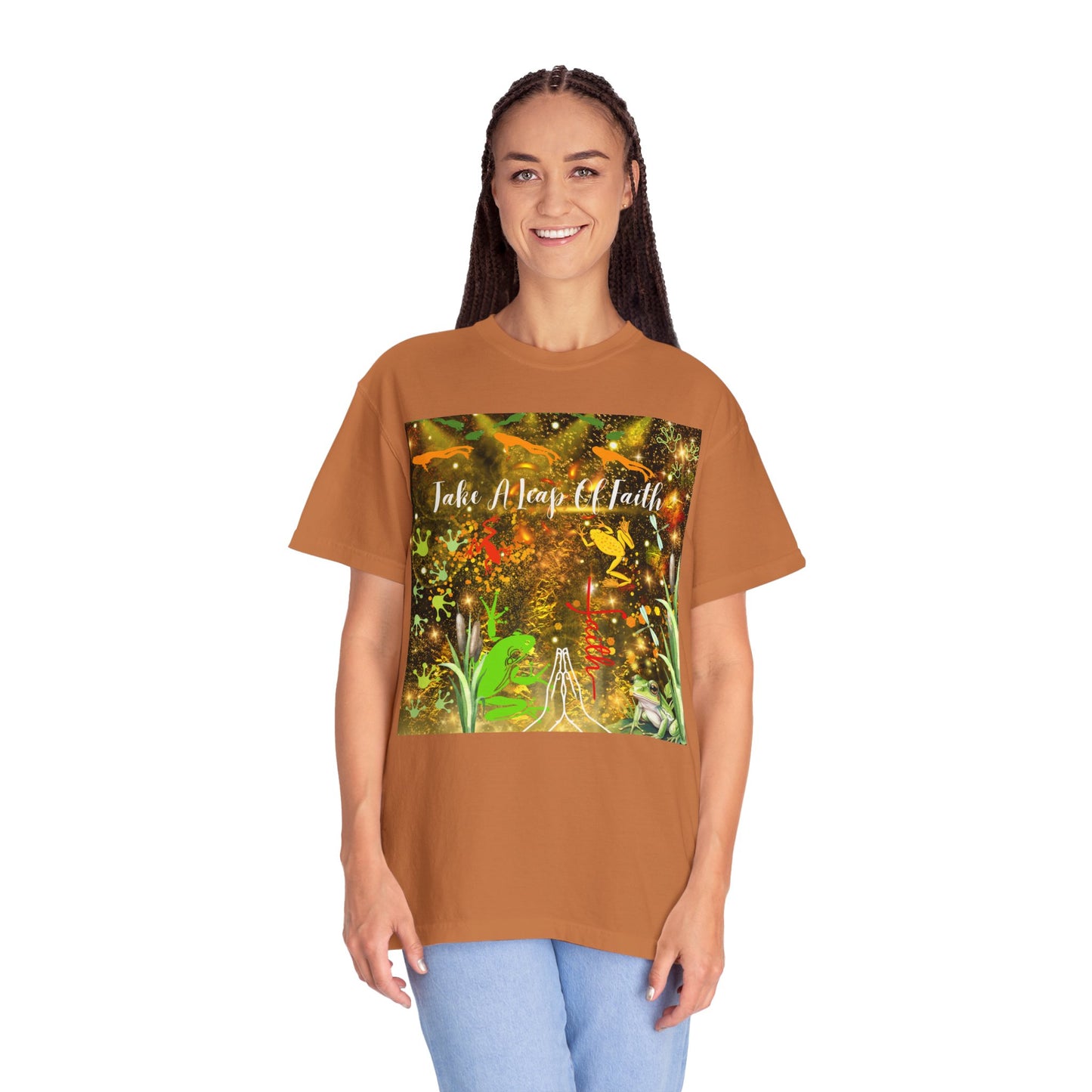 Take A Leap Of Faith Unisex Garment-Dyed T-shirt