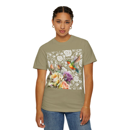Hummingbird 2 Unisex Garment-Dyed T-shirt