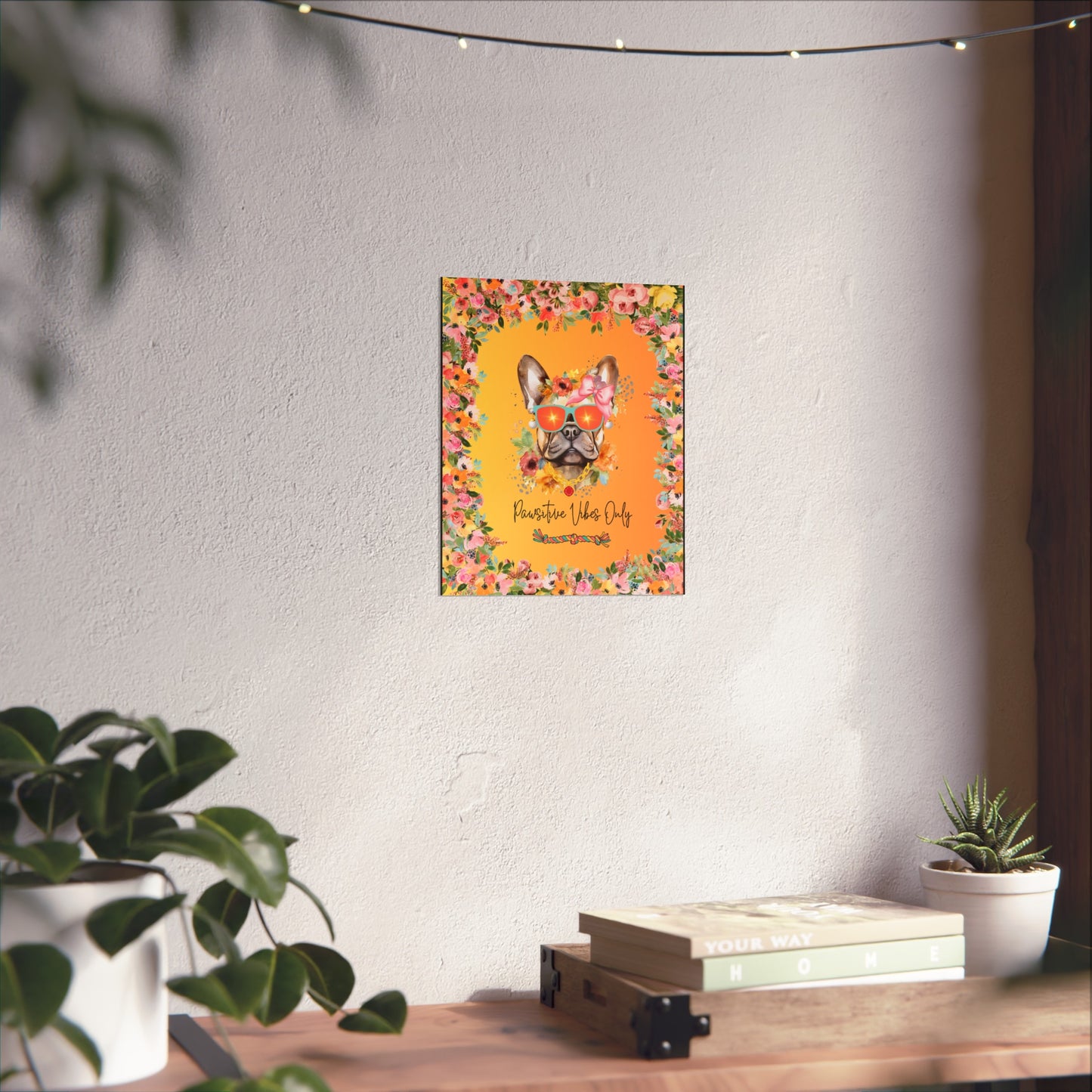 Pawsitive Vibes Only Fine Art Poster