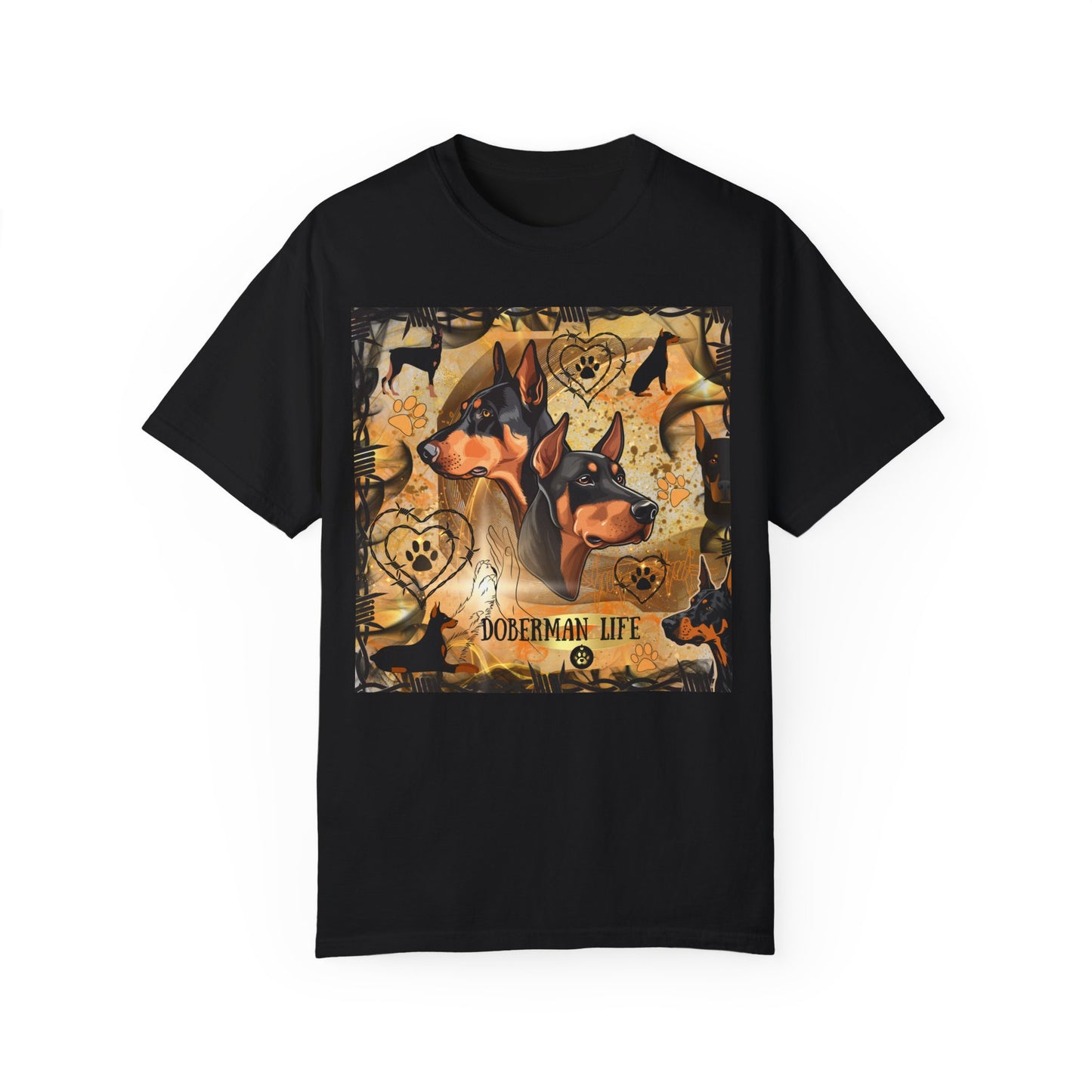 Doberman Life Unisex Garment-Dyed T-shirt