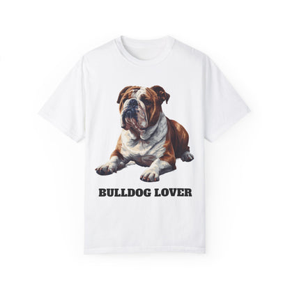 English Bulldog Lover Unisex Garment-Dyed T-shirt