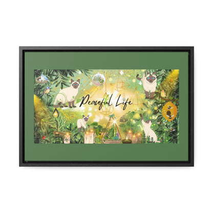 Peaceful Life Canvas Wall Art