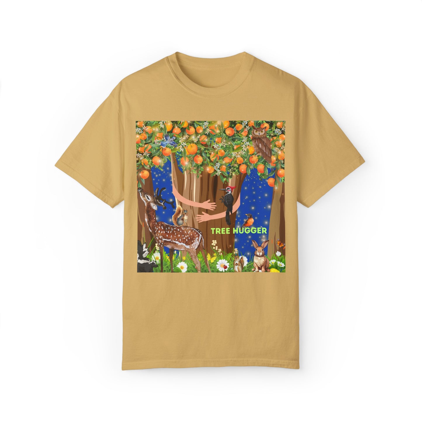 Tree Hugger Unisex Garment-Dyed T-shirt