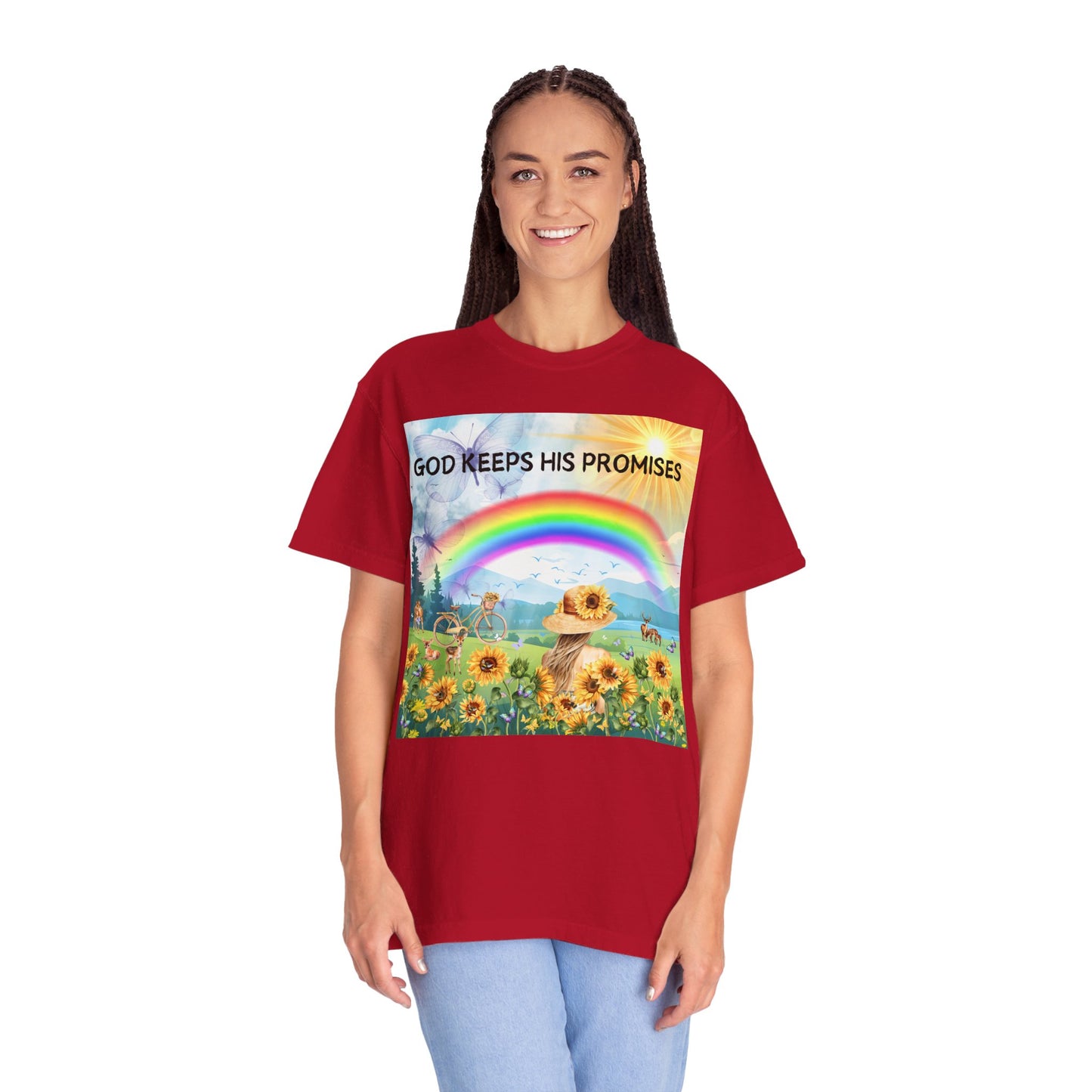 God Keeps His Promises Unisex Garment-Dyed T-shirt