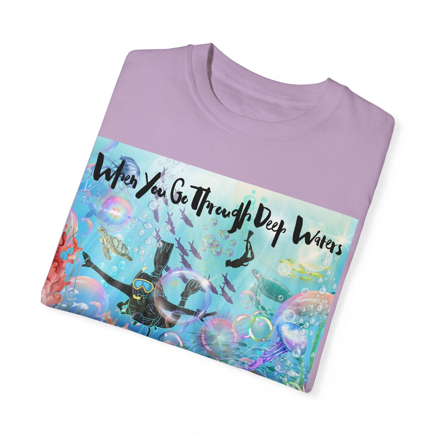 I Will Be With You Unisex Garment-Dyed T-shirt