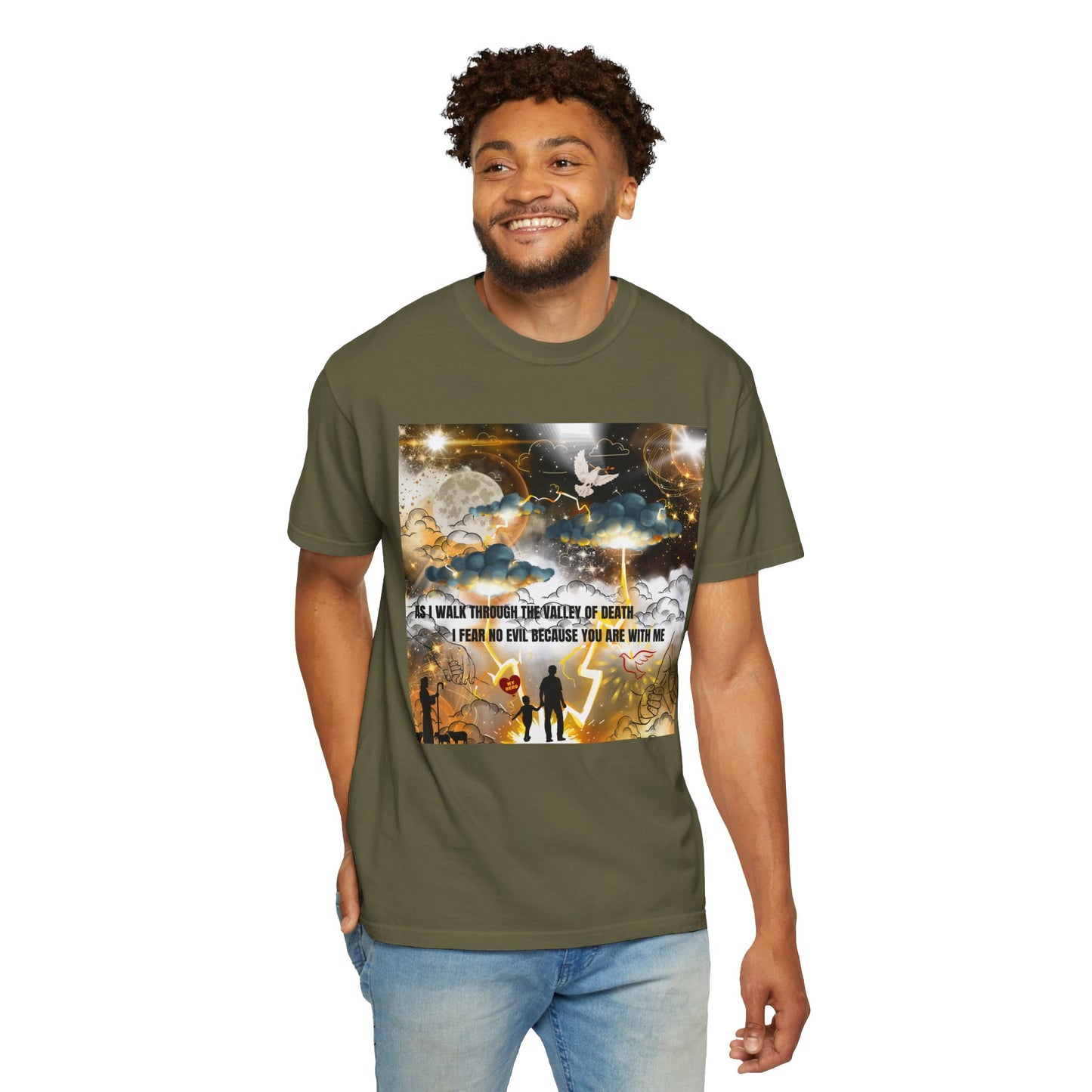 I Fear No Evil Unisex Garment-Dyed T-shirt