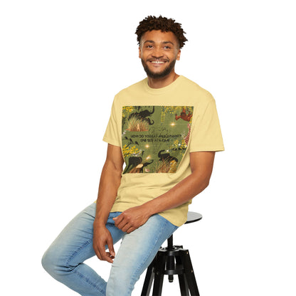 How Do You Eat An Elephant One Bite At A Time Unisex Garment-Dyed T-shirt