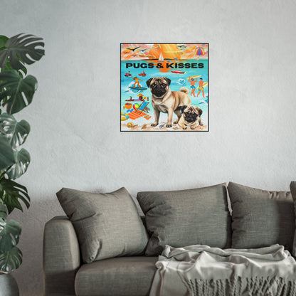 Pugs & Kisses Fine Art Posters