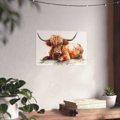 Highland Cow 2 Fine Art Posters