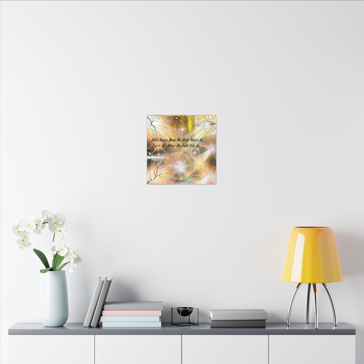 Don't Worry - Inspirational Wall Art, Motivational Decor, Home Office Artwork, Uplifting Canvas, Modern Room Statement