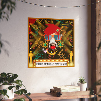 Moo-vie Star Fine Art Posters