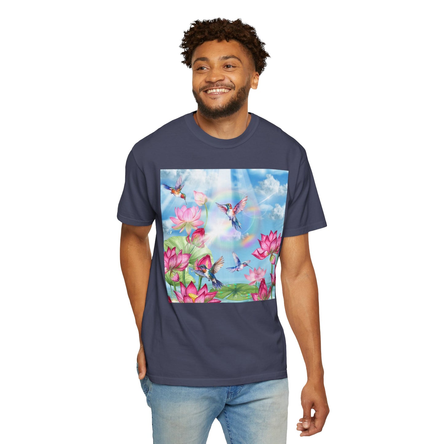 Sipping On Sunshine Unisex Garment-Dyed T-shirt