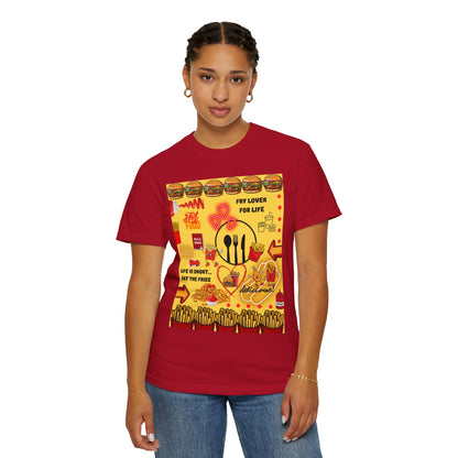 Eat The Fries Unisex Garment-Dyed T-shirt