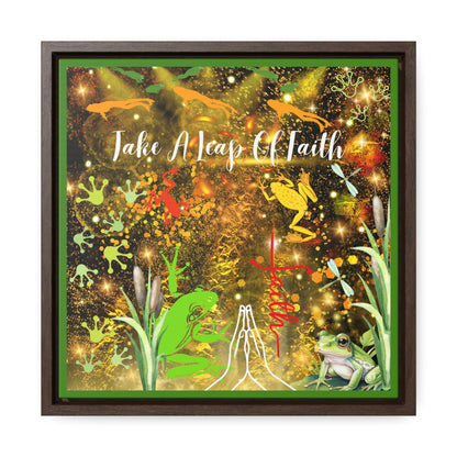 Take A Leap Of Faith Canvas Wall Art