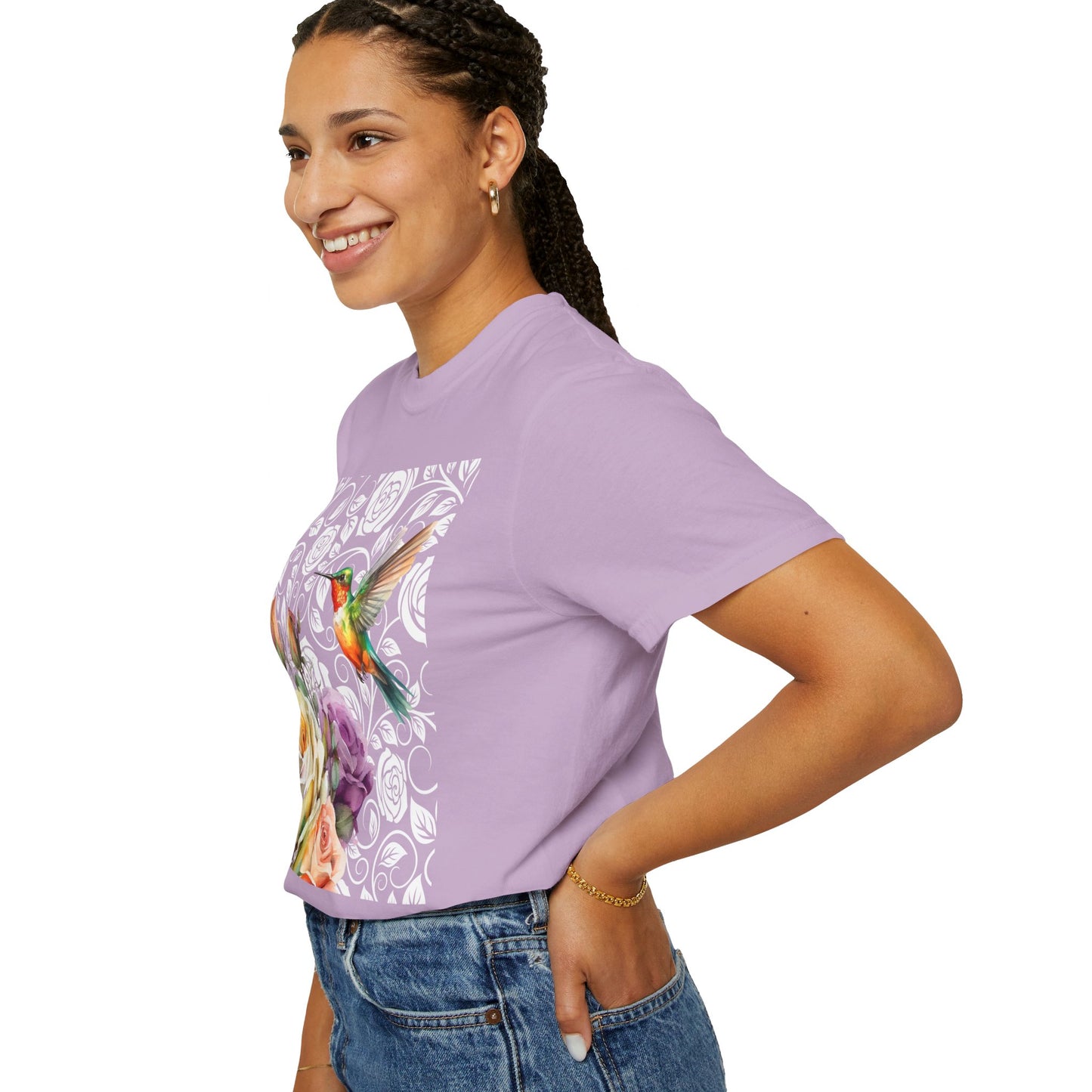 Hummingbird 2 Unisex Garment-Dyed T-shirt
