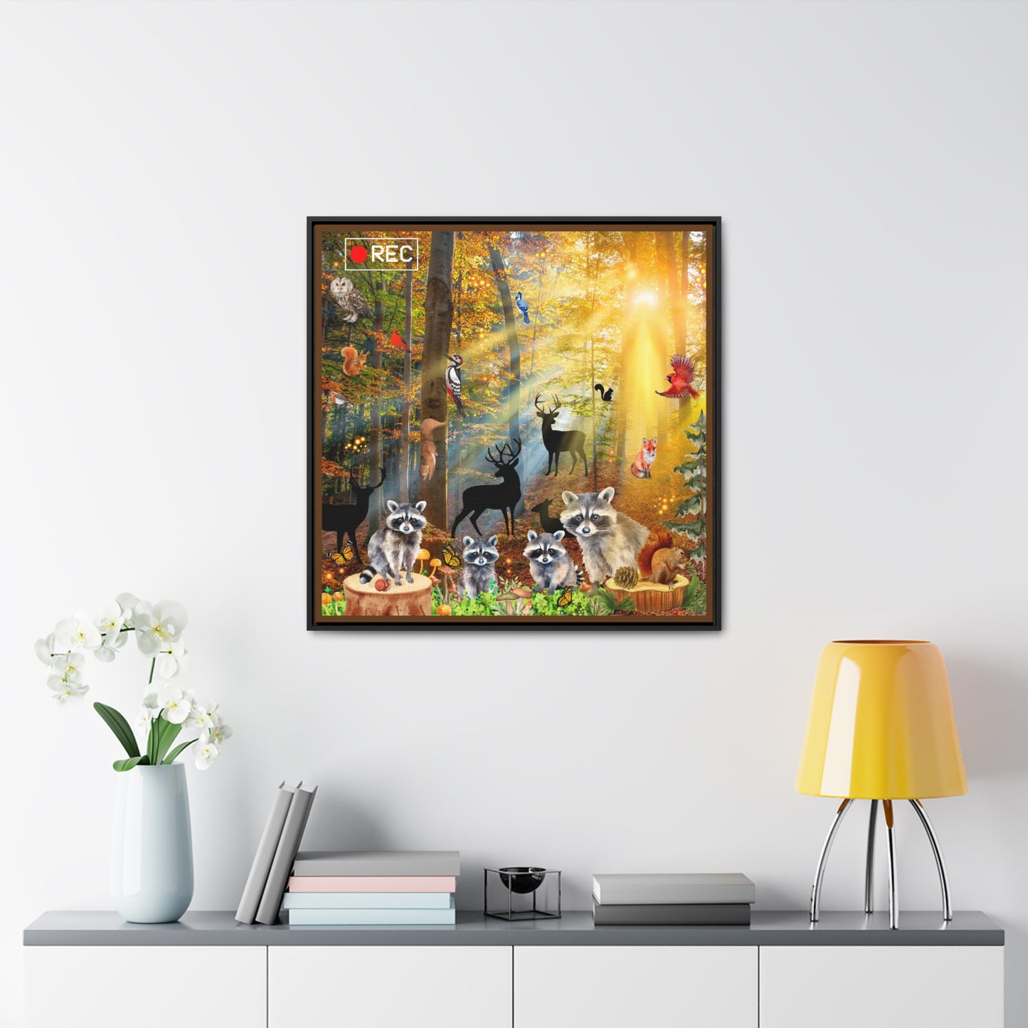 Take A Hike Gallery Canvas Wraps, Square Frame