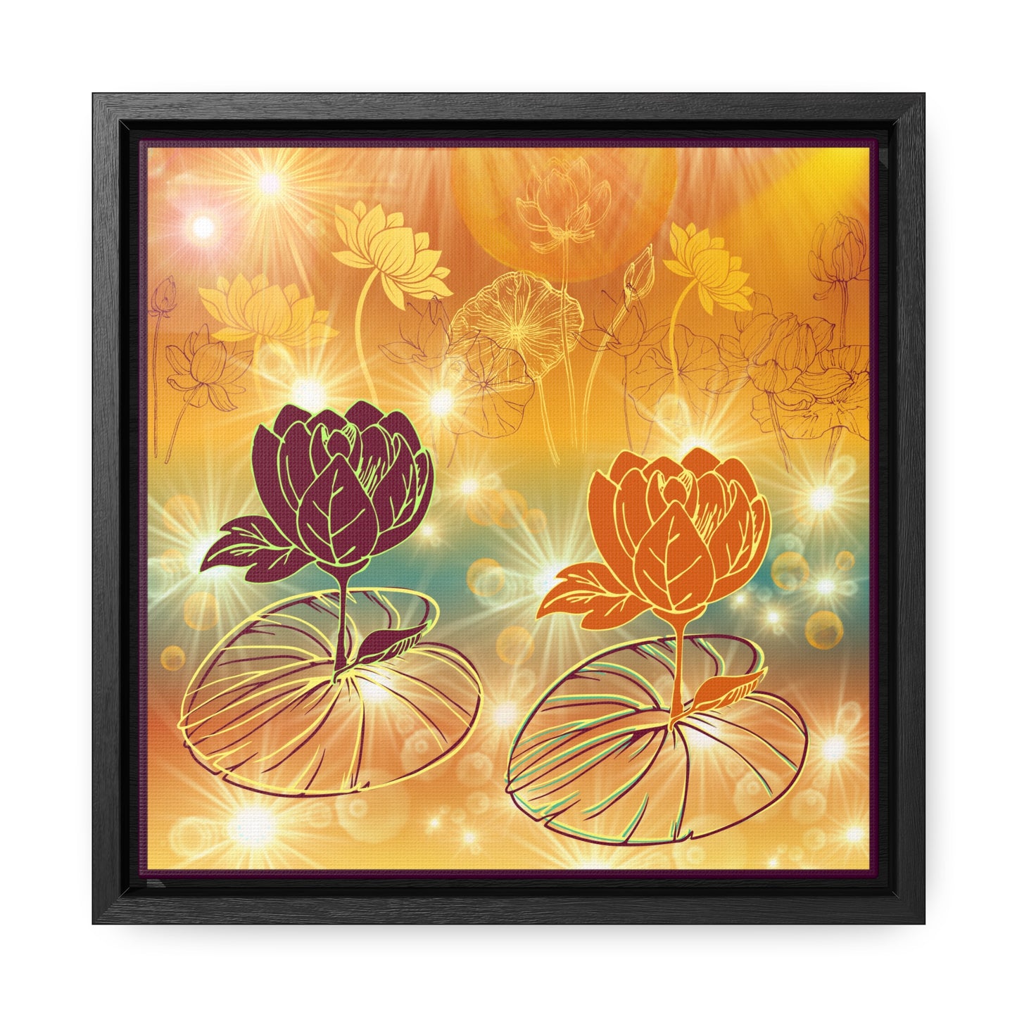 Reflections Gallery Canvas Wraps, Square Frame