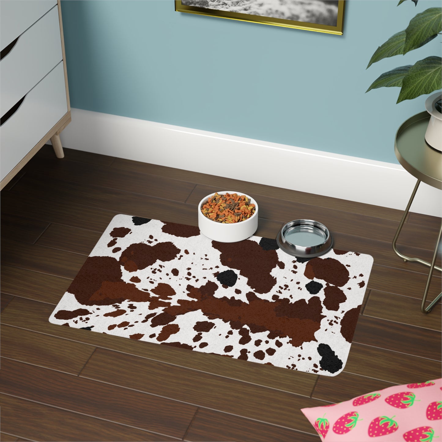 Pet Food Mat (12x18) Cow