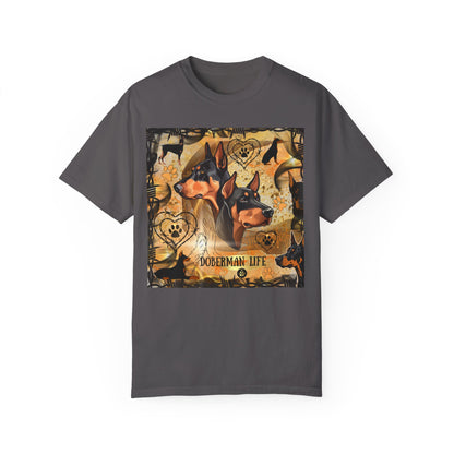 Doberman Life Unisex Garment-Dyed T-shirt