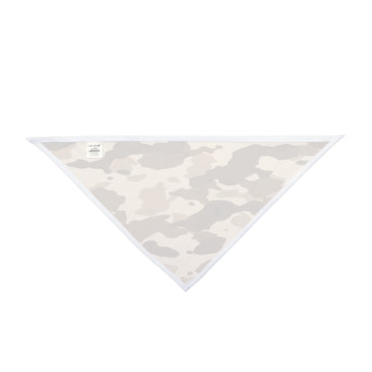 Pet Bandana Camo Tan