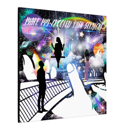 In His Hands - Cosmic Wall Art Canvas Print, Home Decor, Inspirational Decor, Galaxy Artwork, Unique Gift for Space Lovers, Abstract Art