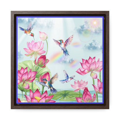 Sipping On Sunshine Gallery Canvas Wraps, Square Frame