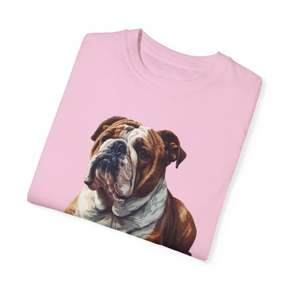 English Bulldog Lover Unisex Garment-Dyed T-shirt