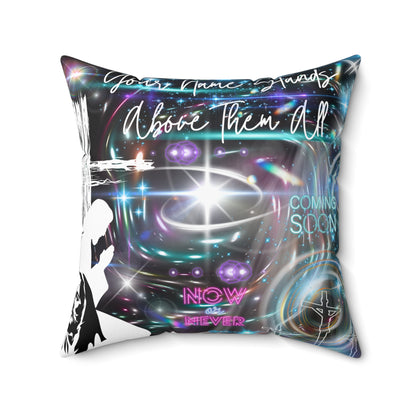 King Of All Kings Spun Polyester Square Pillow