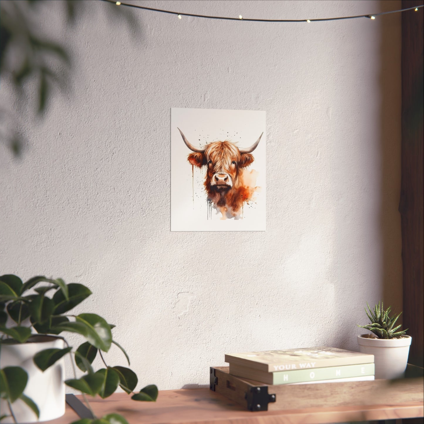 Highland Cow Gentle Giant Fine Art Posters