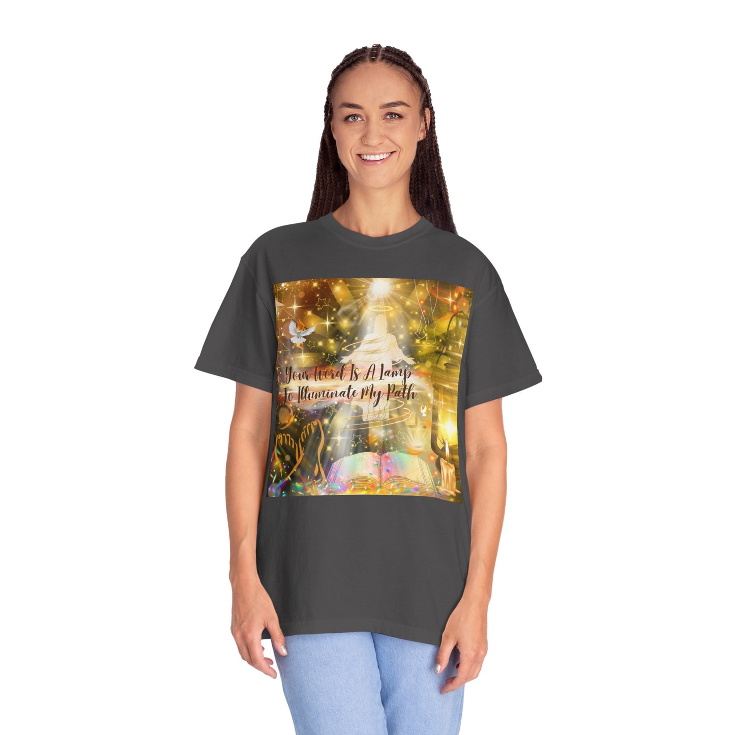 Your Word Unisex Garment-Dyed T-shirt