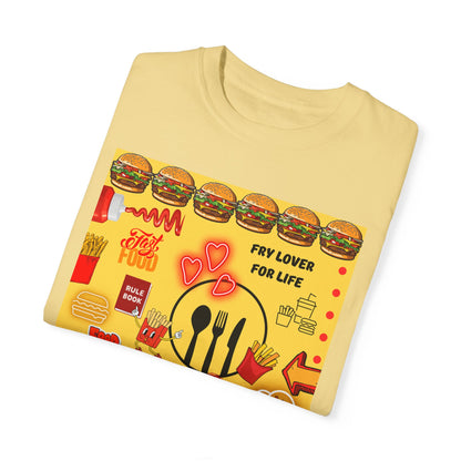 Eat The Fries Unisex Garment-Dyed T-shirt