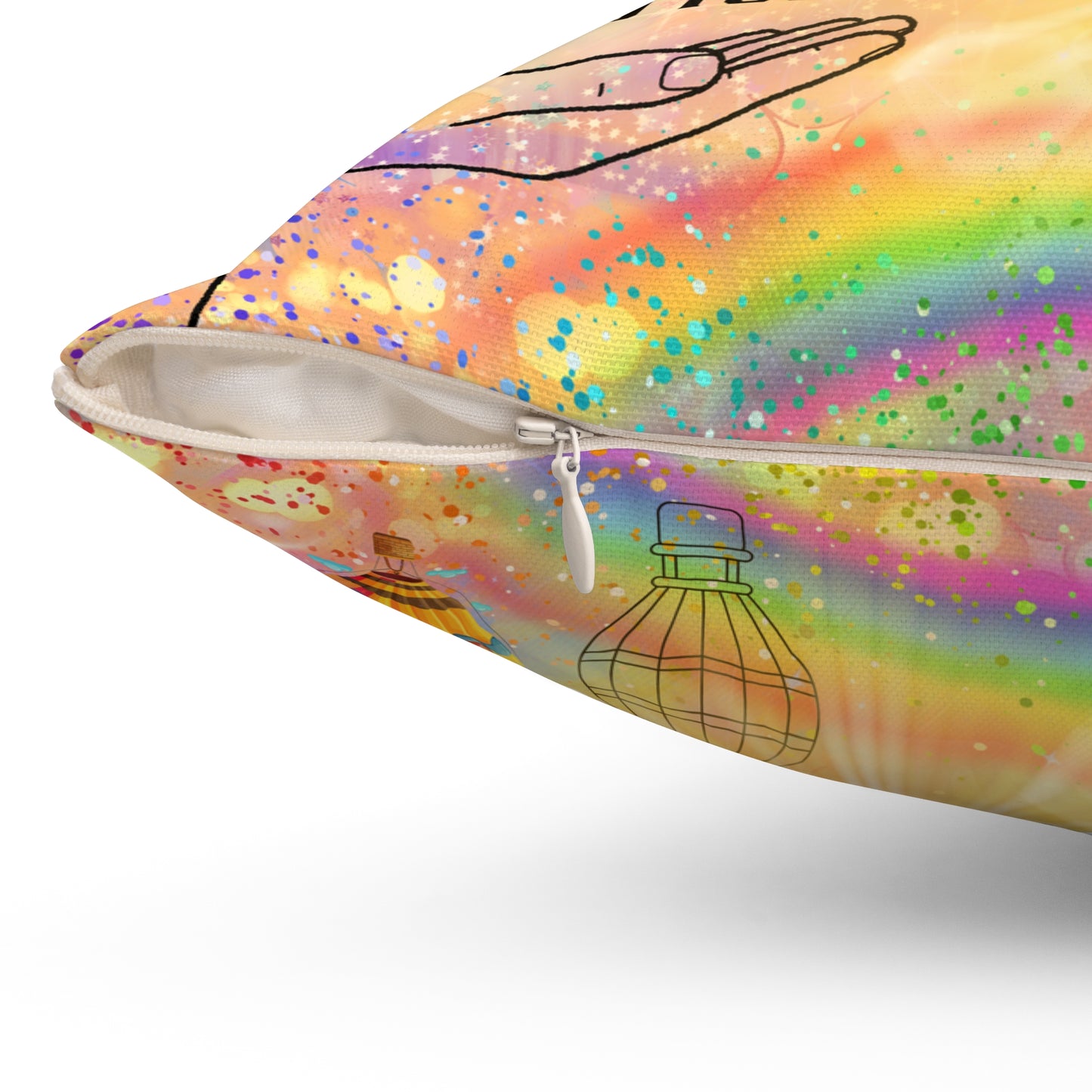 Trust That You Are Ready Spun Polyester Square Pillow