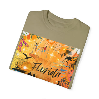 Florida Unisex Garment-Dyed T-shirt