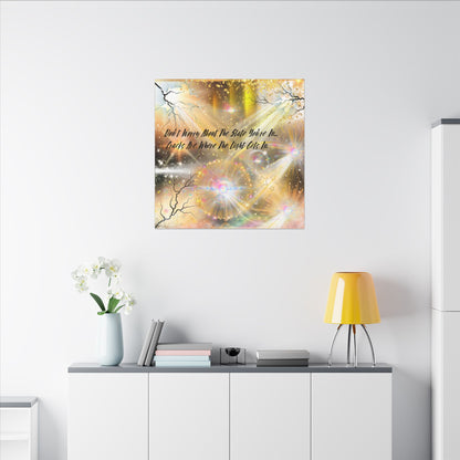 Don't Worry - Inspirational Wall Art, Motivational Decor, Home Office Artwork, Uplifting Canvas, Modern Room Statement
