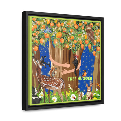 Tree Hugger Canvas Wall Art