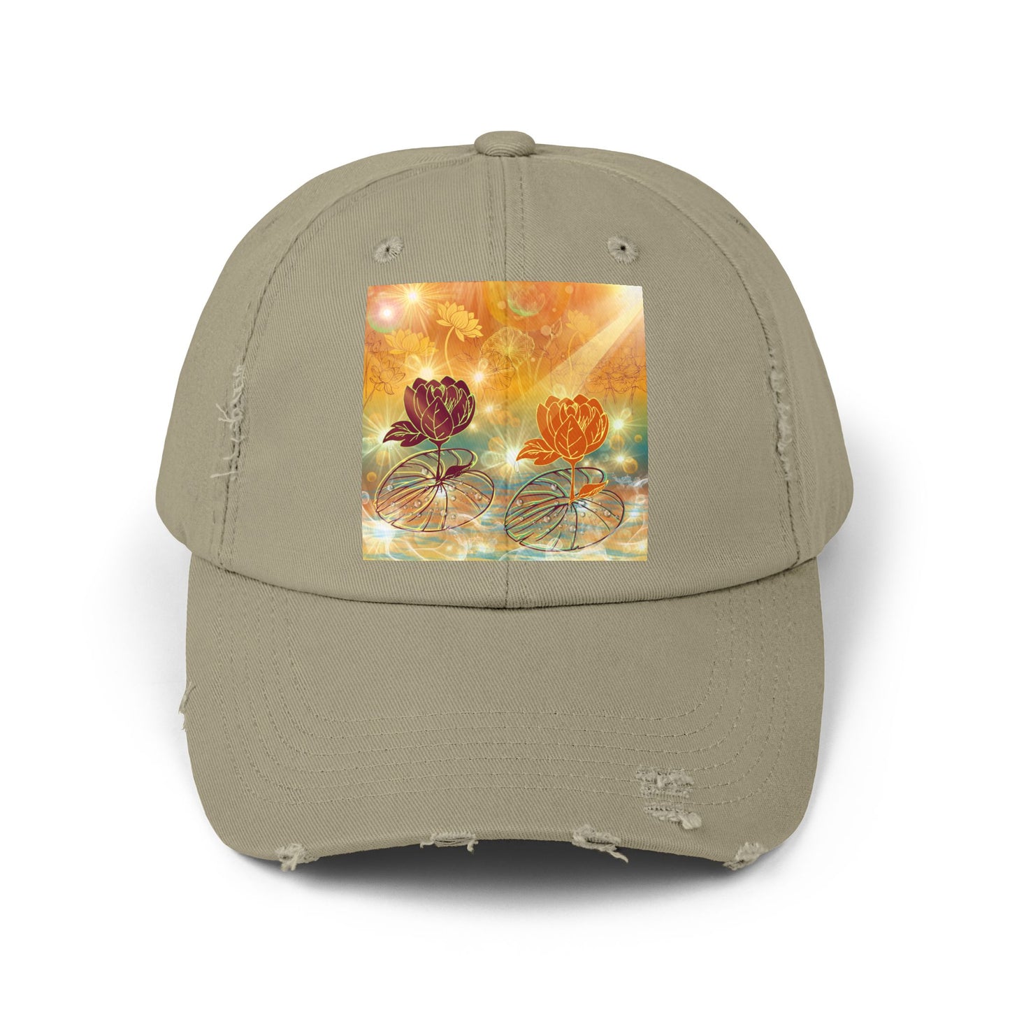 Morning Dew - Unisex Distressed Cap