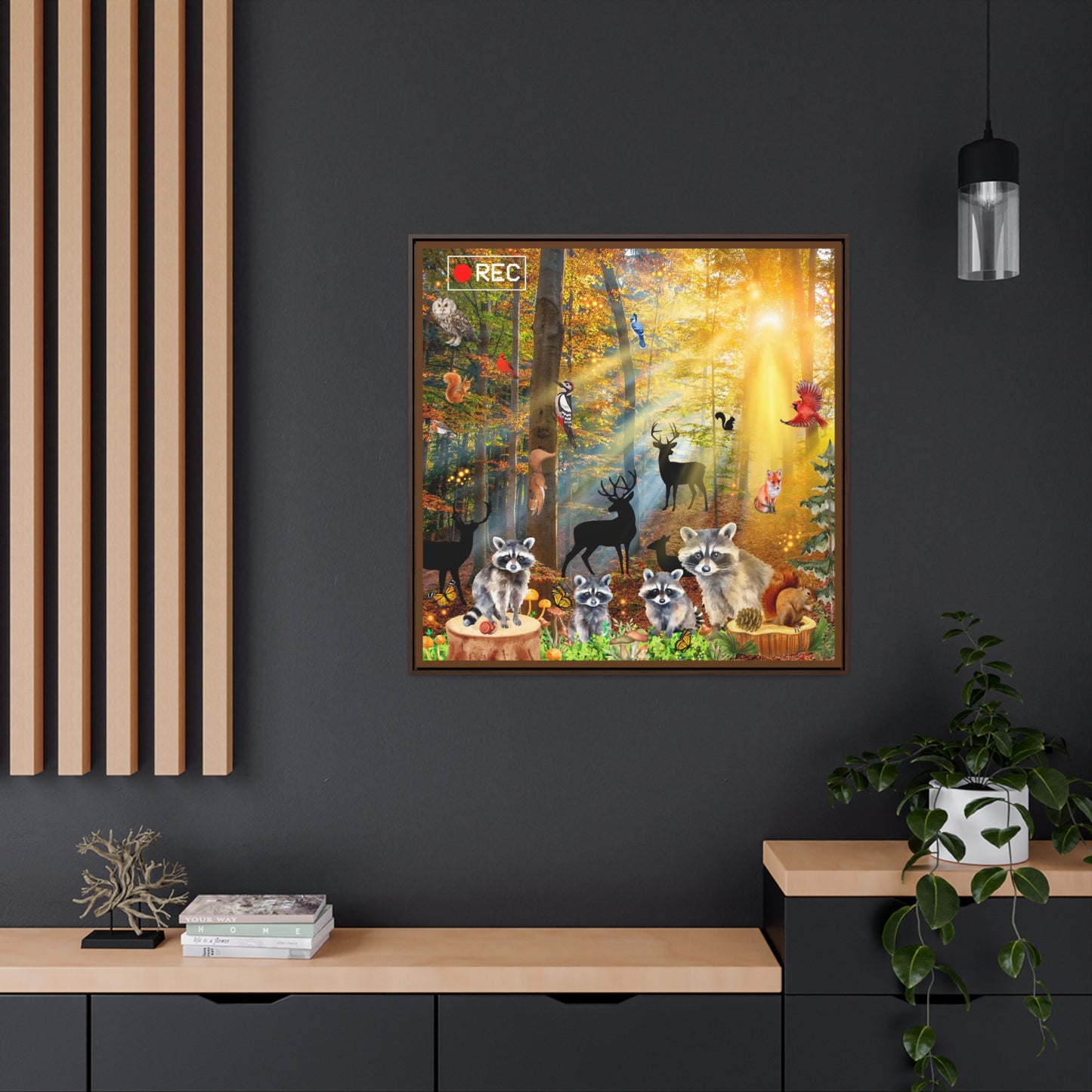 Take A Hike Gallery Canvas Wraps, Square Frame