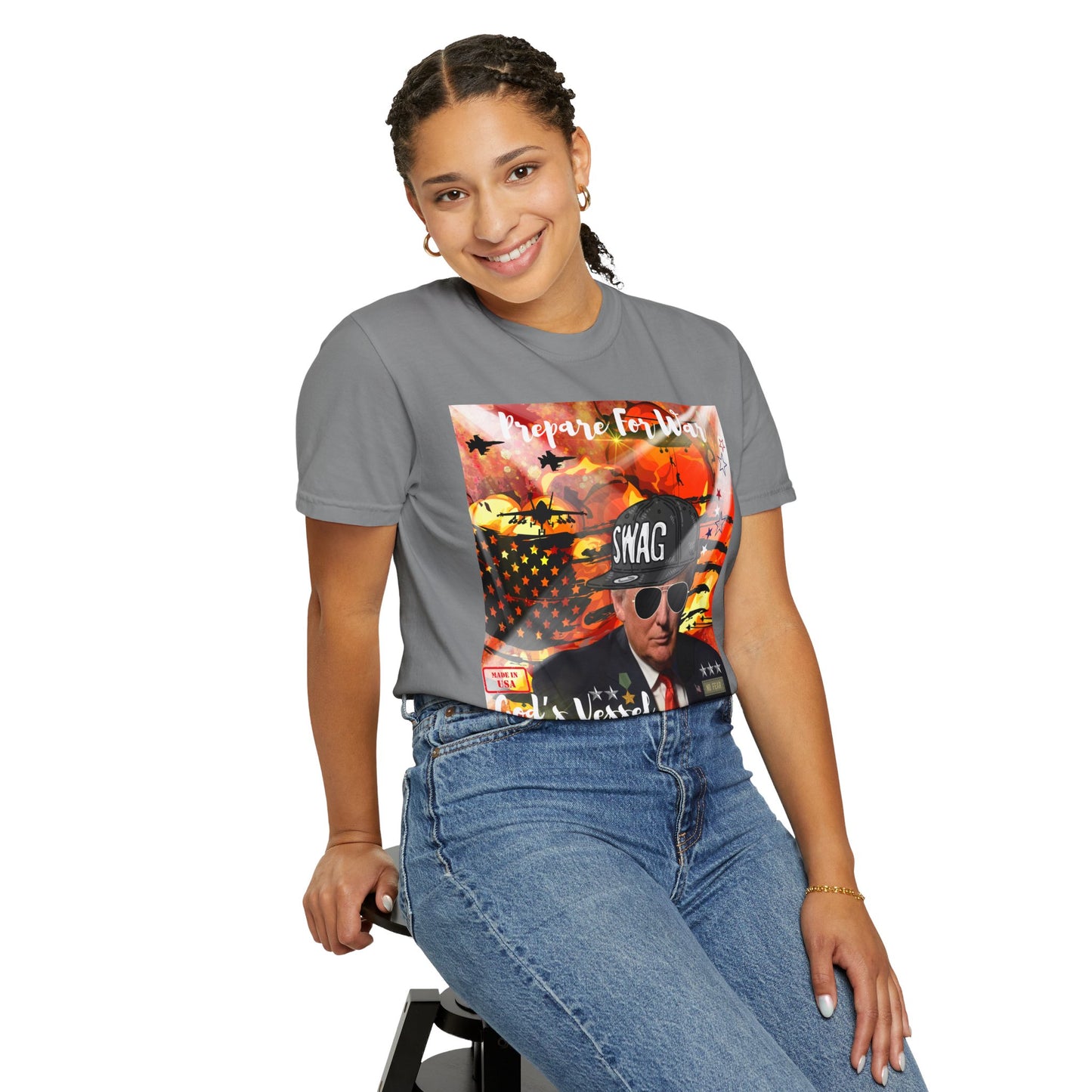 God's Vessel Unisex Garment-Dyed T-shirt