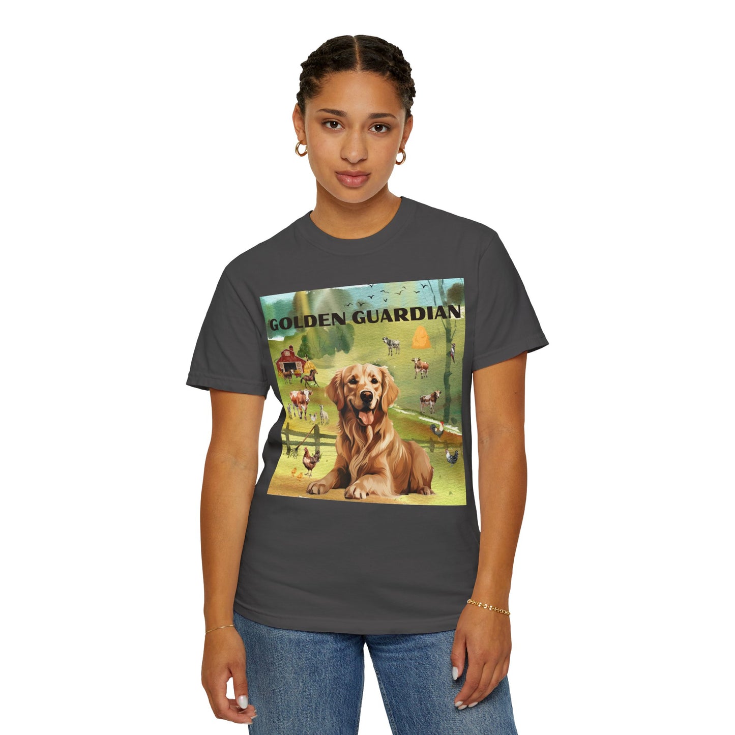 Golden Guardian Unisex Garment-Dyed T-shirt