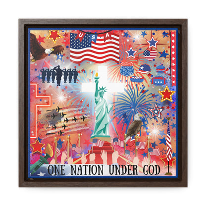 One Nation Under God Canvas Wall Art