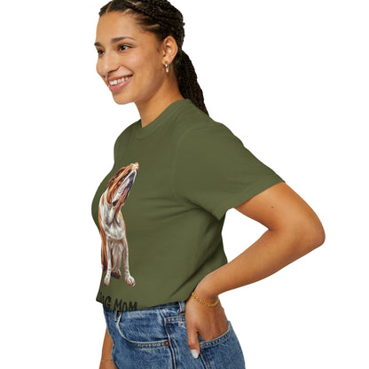 Bulldog Mom Unisex Garment-Dyed T-shirt