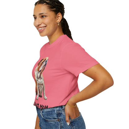 Bulldog Mom Unisex Garment-Dyed T-shirt